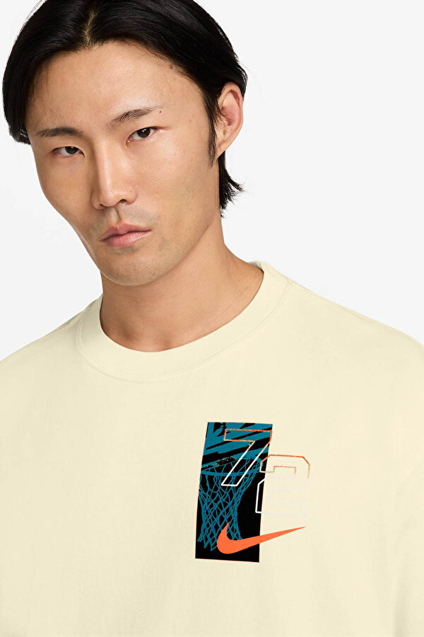 Nike M NK TEE M90 OC DNA Beyaz Erkek Kısa Kol T-Shirt
