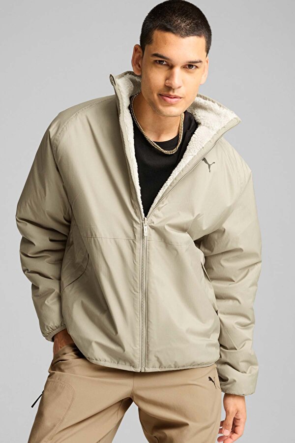 Puma Reversible Sherpa Jacket Белый Мужчина Блейзер