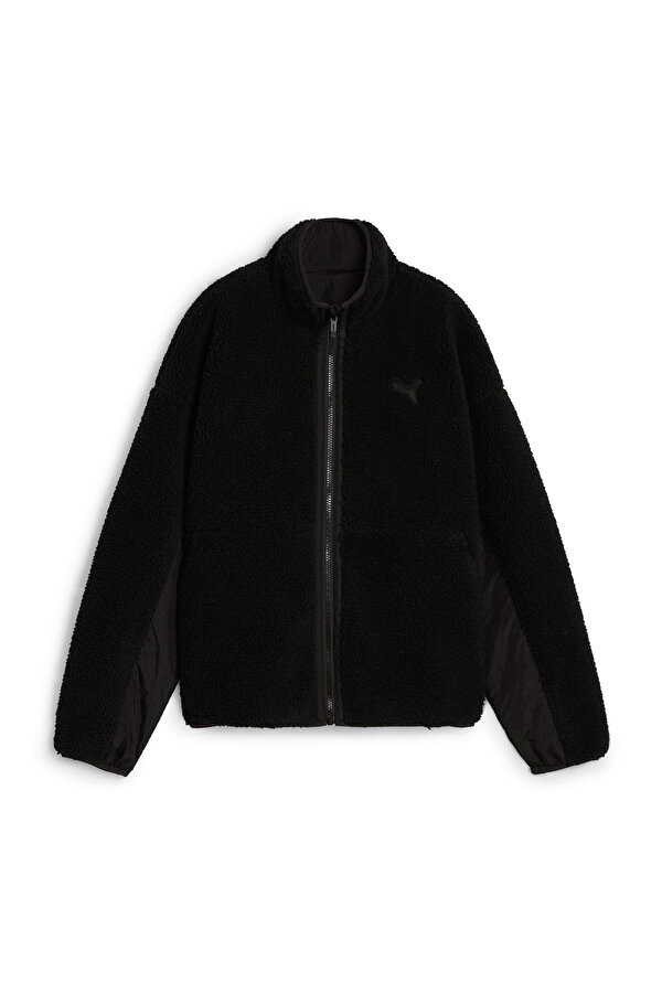 Puma Reversible Sherpa Jacket Siyah Kadın Ceket