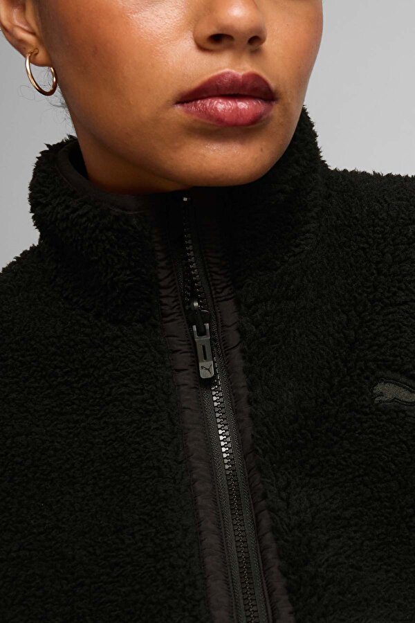 Puma Reversible Sherpa Jacket Siyah Kadın Ceket