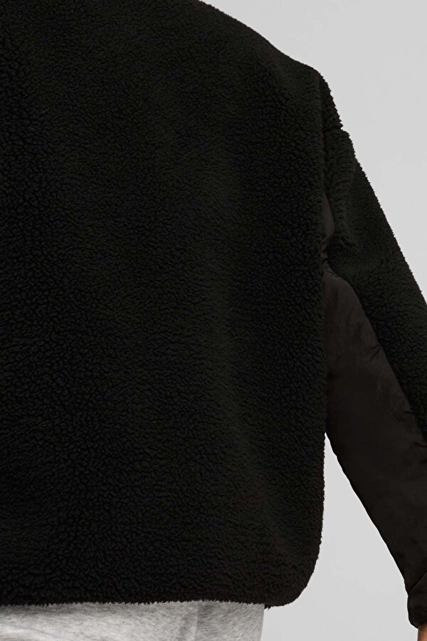 Puma Reversible Sherpa Jacket Siyah Kadın Ceket