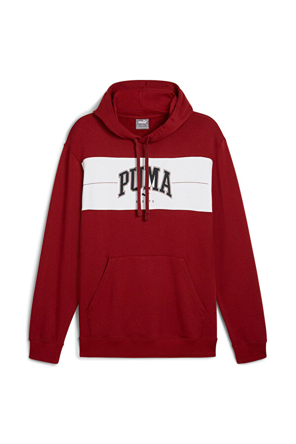 Puma SQUAD Hoodie Kırmızı Unisex Sweatshirt