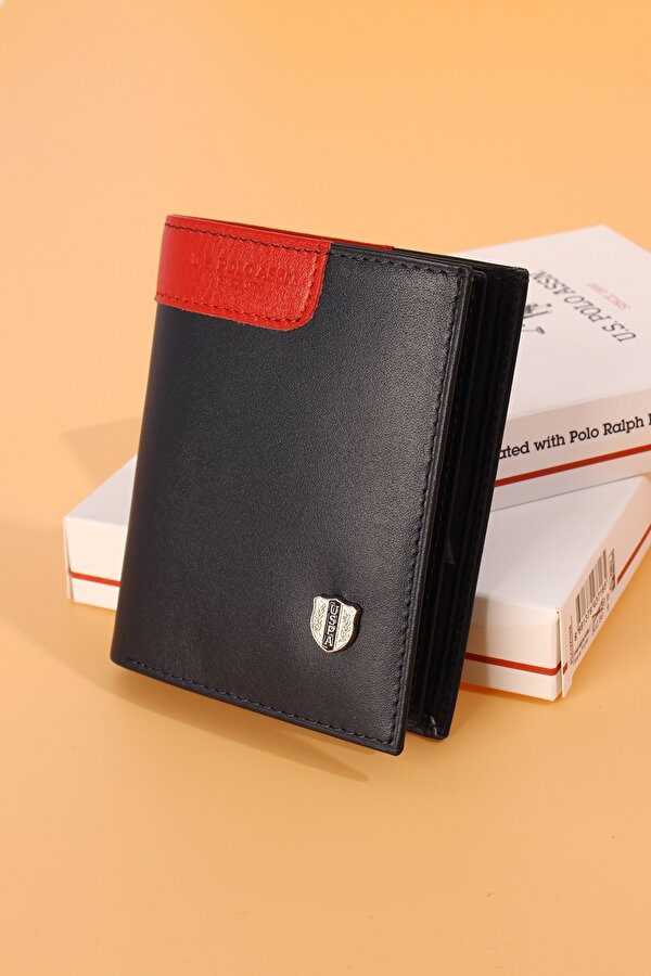 U.S. Polo Assn. 7616-7617-7615 HAKİKİ DERİ CÜZDAN KARTLIK LACİVERT
