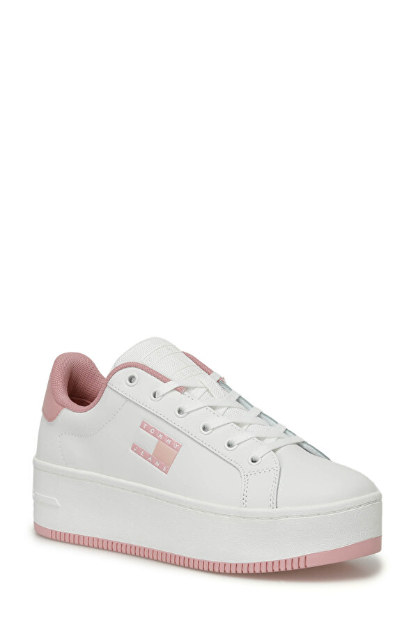 Tommy Hilfiger TJW FLATFORM ESS Pembe Kadın Sneaker
