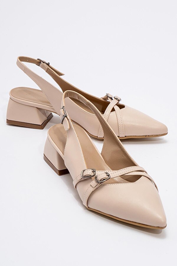 Ccway Kadın Çapraz Bantlı Sandalet TEN CİLT