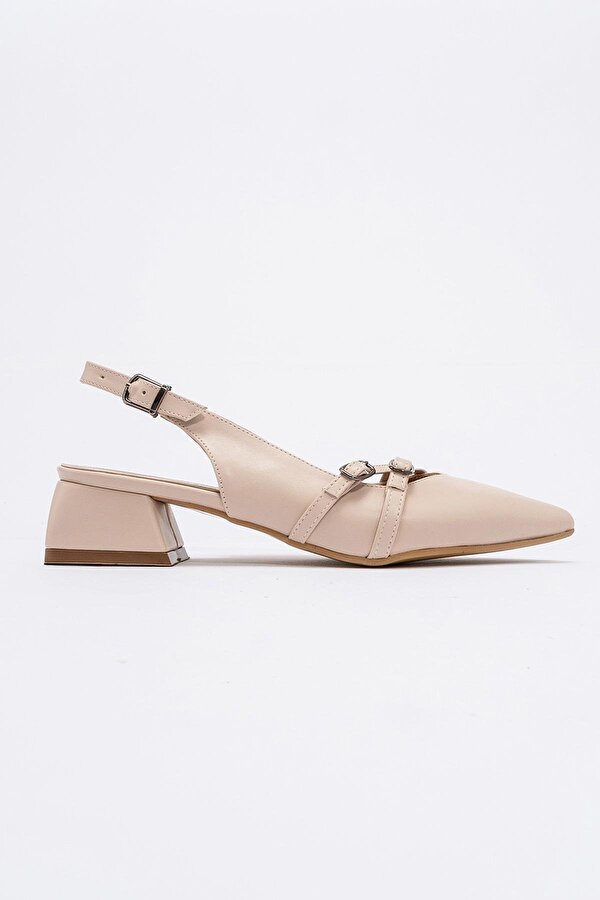 Ccway Kadın Çapraz Bantlı Sandalet TEN CİLT