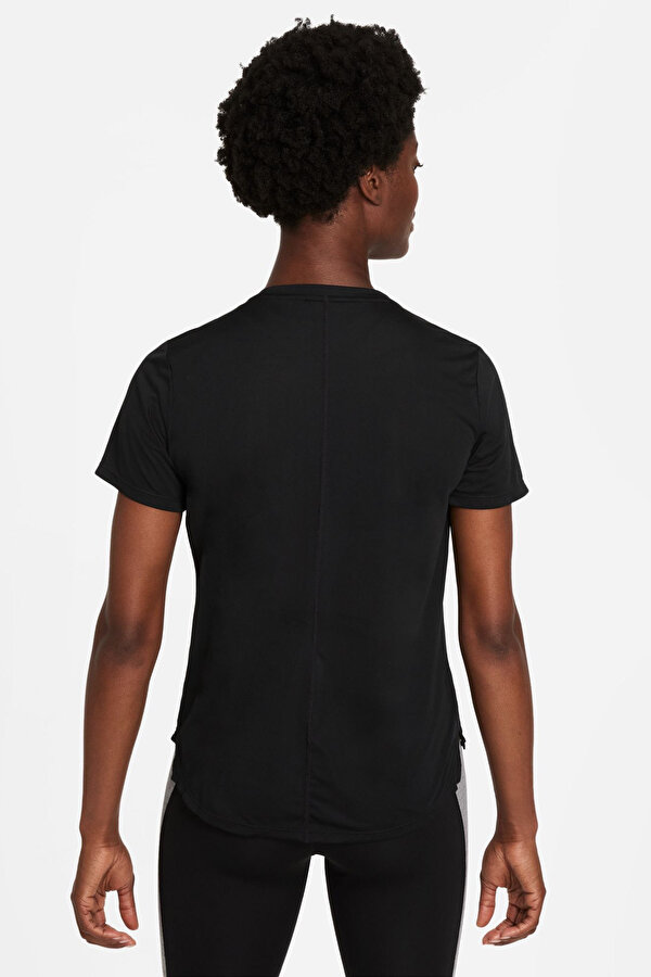 Nike W NK ONE DF SS STD TOP Siyah Kadın Kısa Kol T-Shirt