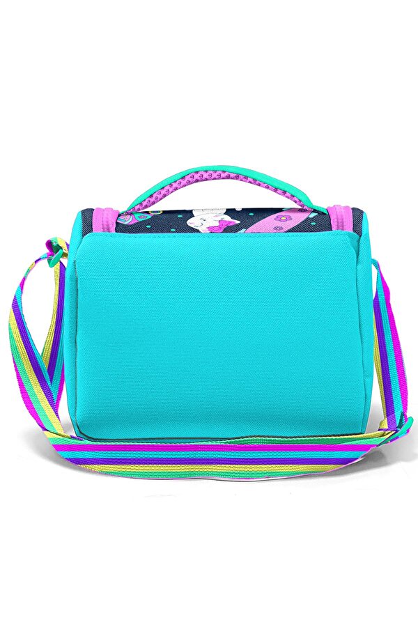 Coral High Kids Lacivert Pembe Kedili Paten Desenli 3'lü Okul Çanta Seti SET0123658