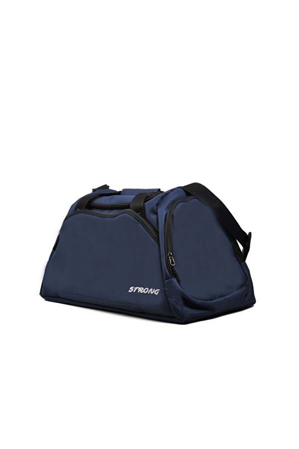 Strong Bag Unisex Ayakkabı Bölmeli Spor ve Antrenman Çantası , Geniş Bavul Seyahat Çantası, Fitness El Çantası YN03 LACİVERT