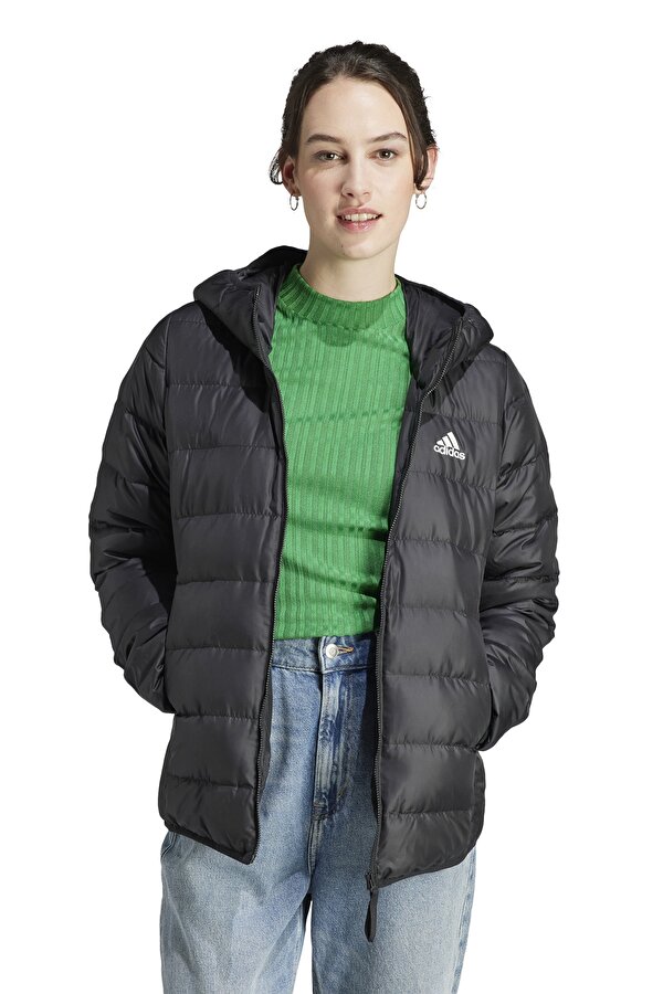 adidas W ESS L D HO J BLACK Woman Coat