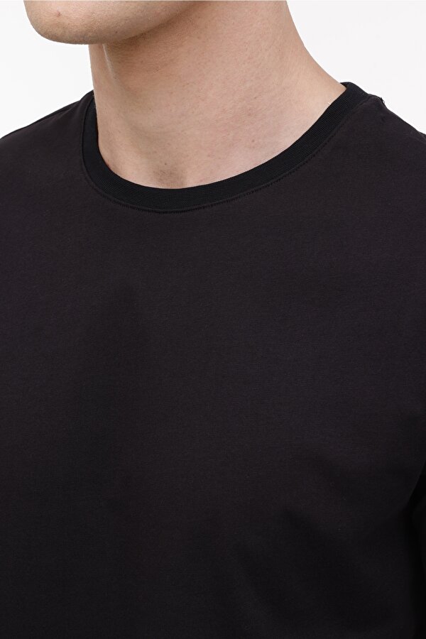 Kinetix MB SN220 T SHIRT 4PR Siyah Erkek Kısa Kol T-Shirt