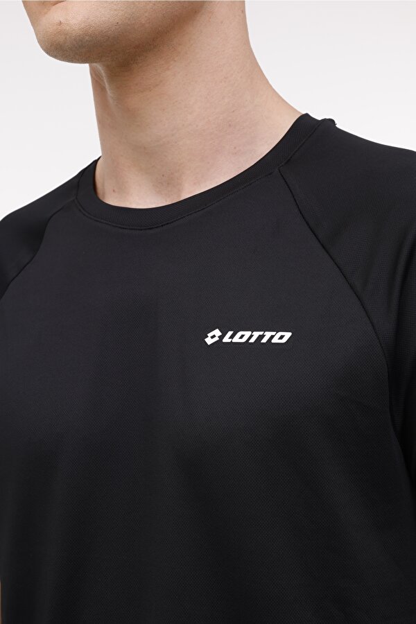 Lotto M-EU AZULA T-SH 4FX Siyah Erkek Kısa Kol T-Shirt