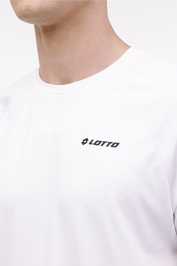 Lotto M-EU AZULA T-SH 4FX Beyaz Erkek Kısa Kol T-Shirt