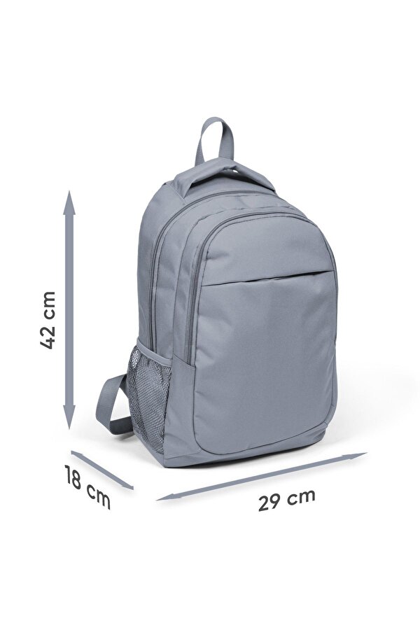 Coral High Kids Pembe Simli Kedi Desenli Üç Bölmeli Usb'li Okul Sırt Çantası 24301