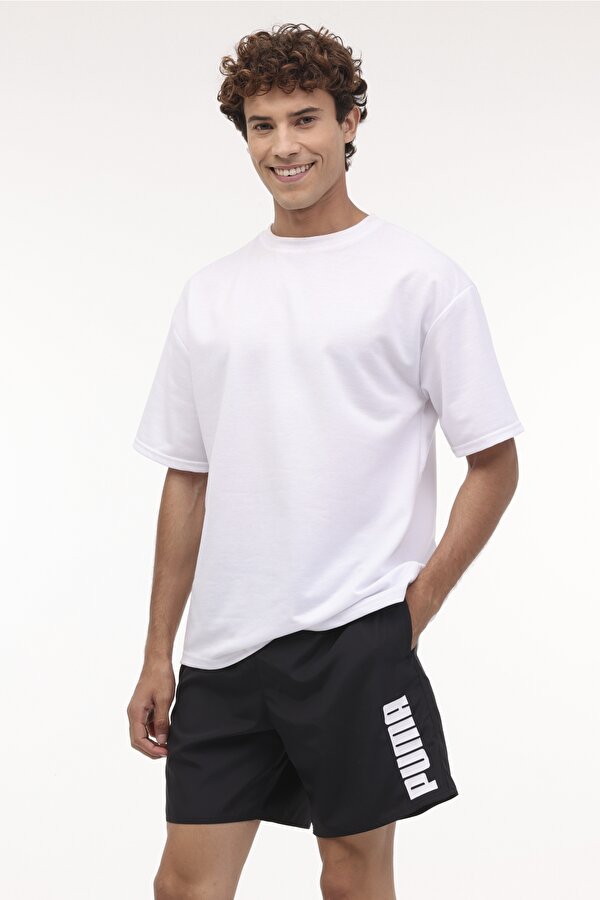 Puma SWIM MEN MID SHORTS Siyah Erkek Deniz Şortu