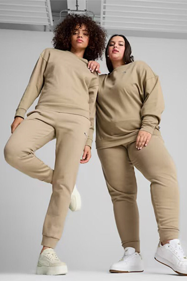 Puma BETTER ESSENTIALS Pants c Bej Kadın Eşofman Altı