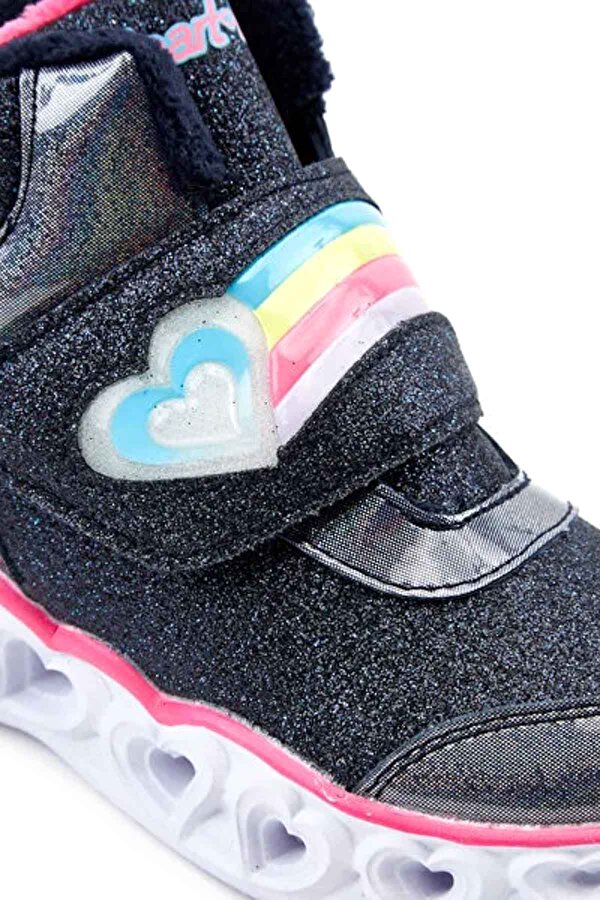 HEART LIGHTS Lacivert Kız Çocuk High Sneaker - Görsel 6