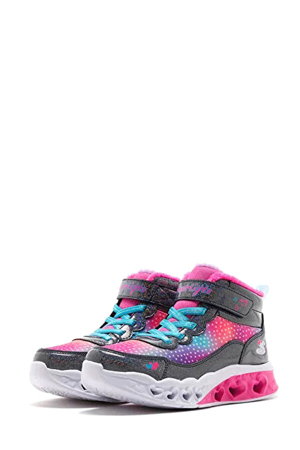 Skechers FLUTTER HEART LIGHTS Lacivert Kız Çocuk High Sneaker