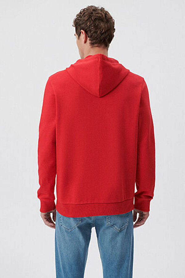 Mavi LOGO KAPÜŞONLU SWEATSHIRT Kırmızı Erkek Sweatshirt