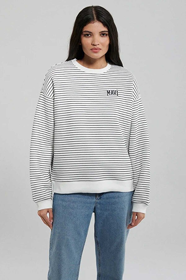 Mavi MAVİ BASKILI SWEATSHIRT  Kadın Sweatshirt