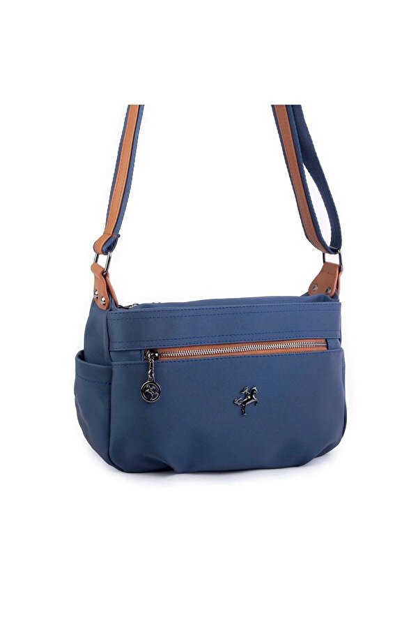 byHAKAN Nas Bag 1131 Kadın Buzzy Omuz Çantası Çapraz Çantası LACİVERT