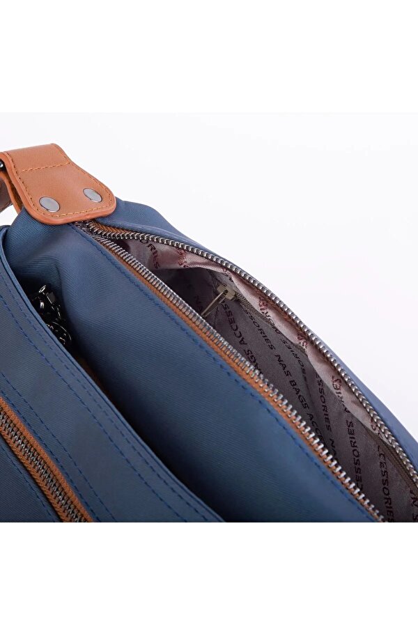 byHAKAN Nas Bag 1131 Kadın Buzzy Omuz Çantası Çapraz Çantası LACİVERT