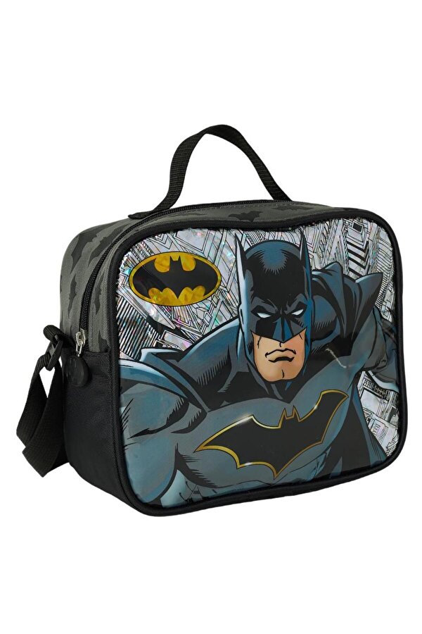 Batman Erkek Çocuk Üç Bölmeli İlkokul Çantası Seti / Ellaboni Üç Bölmeli Okul Çantası Seti