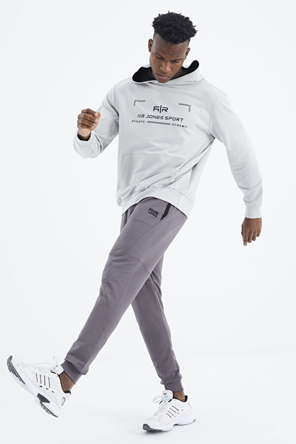 TOMMYLIFE Daniel Koyu Gri Jogger Erkek Eşofman Alt - 82116