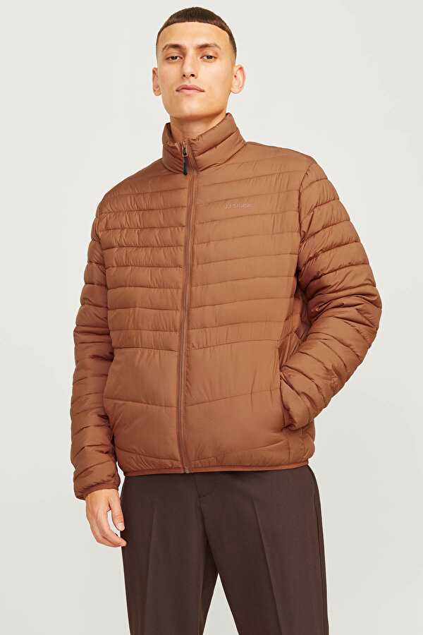 Jack & Jones JJESTATE PACKABLE PUFFER Kahverengi Erkek Mont