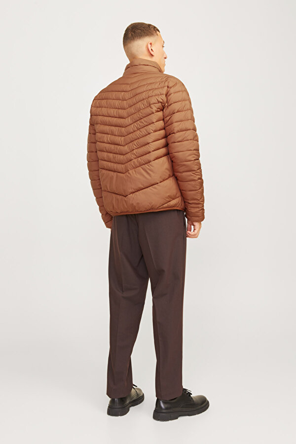 Jack & Jones JJESTATE PACKABLE PUFFER Kahverengi Erkek Mont