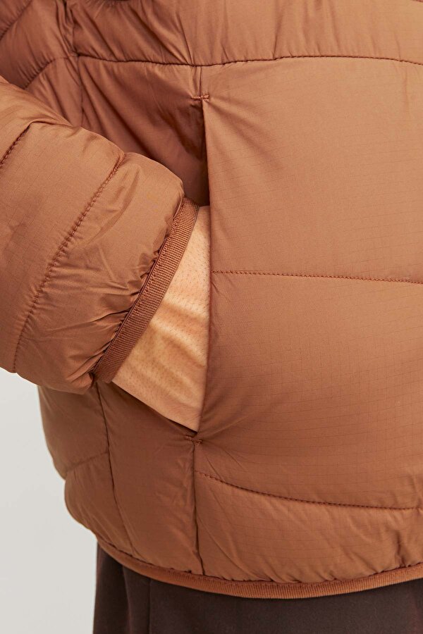 Jack & Jones JJESTATE PACKABLE PUFFER Kahverengi Erkek Mont