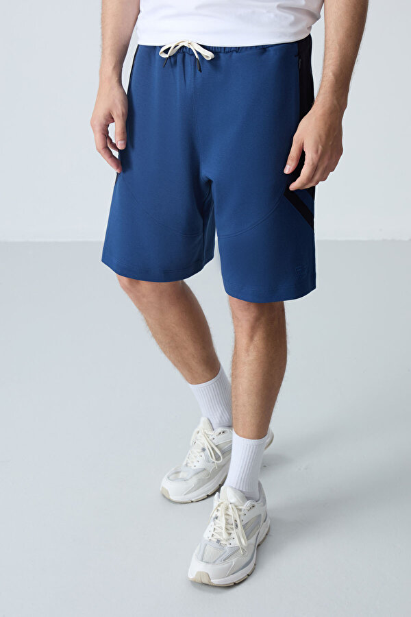 TOMMYLIFE Parlament Pamuklu Kalın Yumuşak Dokulu Standart Fit Basic Erkek Şort  - 81281