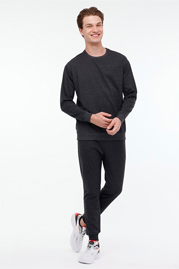 Kinetix MR RJN90 C SW 4PR Gri Erkek Sweatshirt