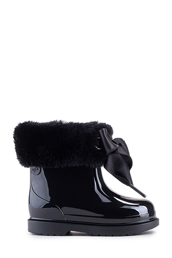 BIMBI SOFT Siyah Kız Çocuk Yağmur Çizmesi - Görsel 2