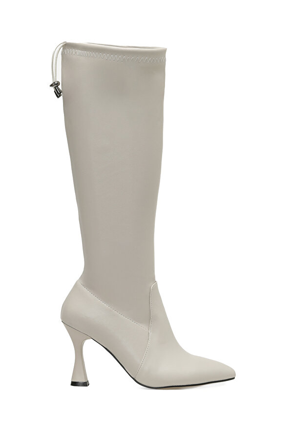 Butigo SCARLET 3PR Bej Kadın Topuklu Çizme