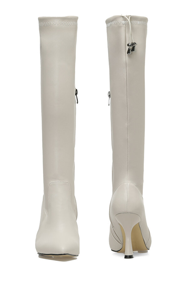 Butigo SCARLET 3PR Bej Kadın Topuklu Çizme