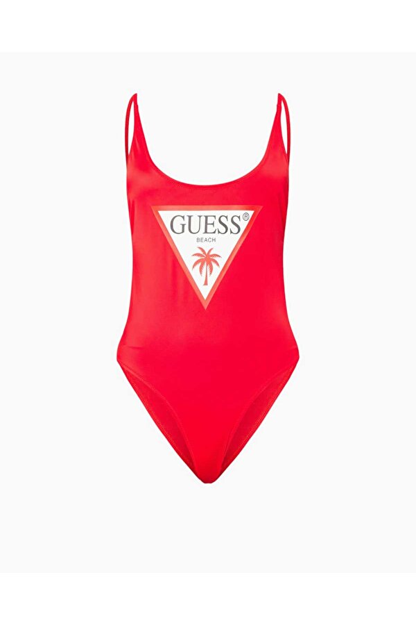 Guess One Piece Logo Detayl Mayo Giyim