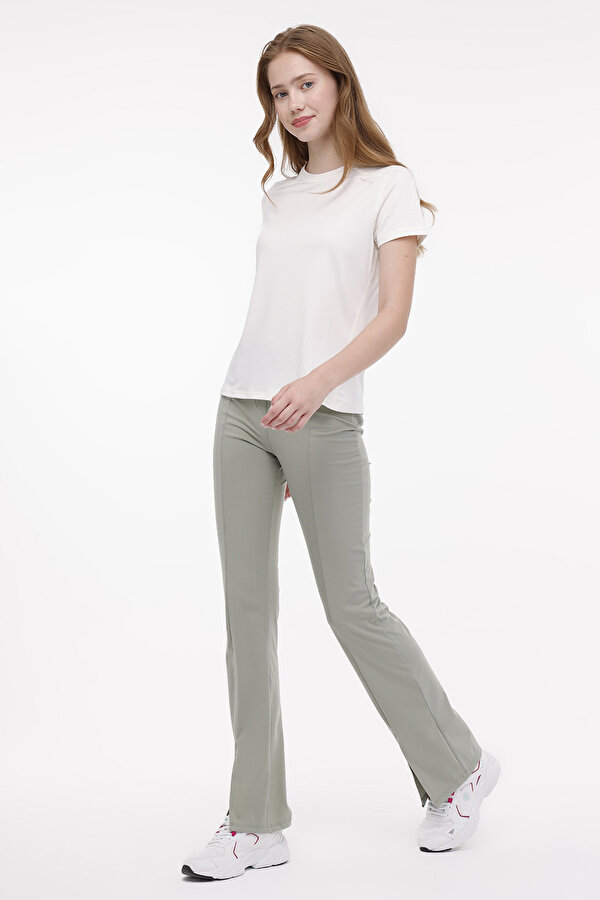 Lumberjack WL ANYA 11GFP907 4FX Beyaz Kadın Kısa Kol T-Shirt