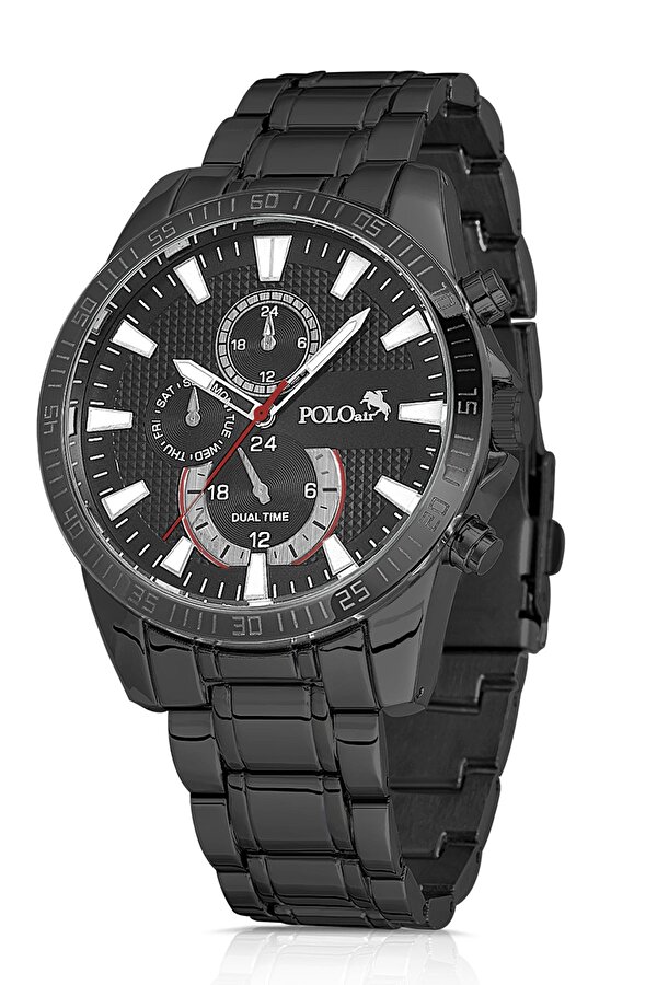Polo Air Erkek Kol Saati Siyah Renk PL-0776Ex