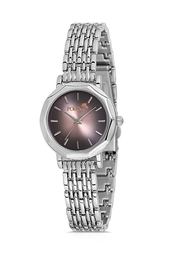 Polo Air Zarif Vintage Kadın Kol Saati Gümüş-Pembe Renk PL-1480B3x