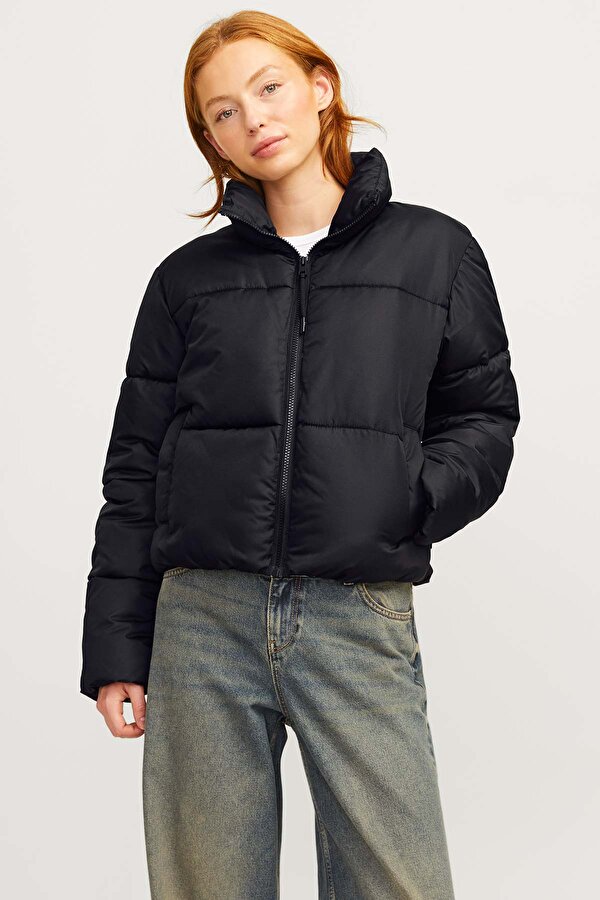 Jjxx JXSOLVEJ PUFFER JACKET Siyah Kadın Mont