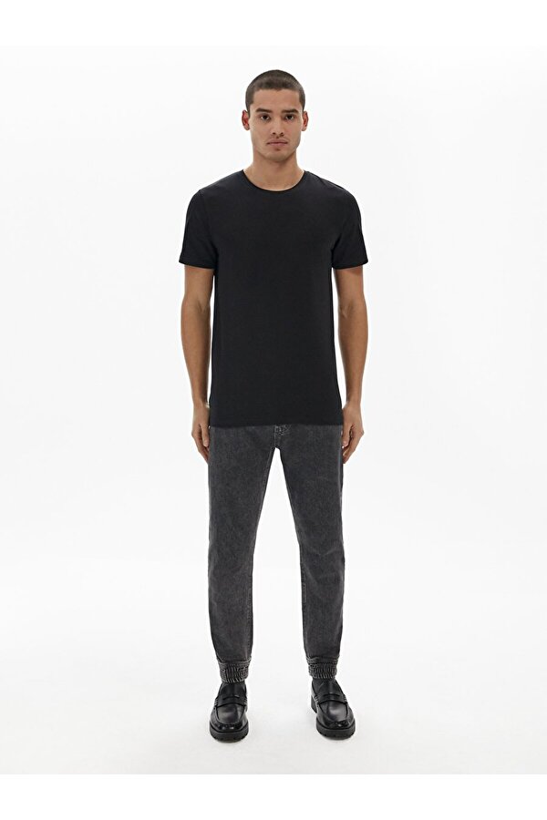 LTB Basıc Slim Fit Siyah T-shırt