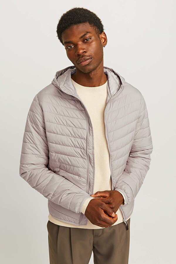 Jack & Jones JJESTATE PACKABLE PUFFER GRI Erkek Mont