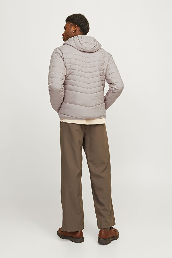 Jack & Jones JJESTATE PACKABLE PUFFER GRI Erkek Mont