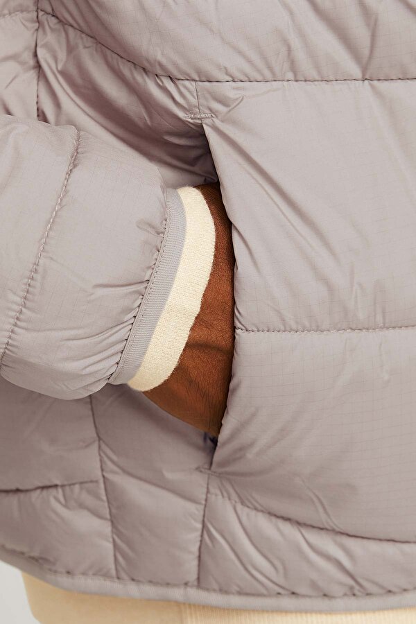 Jack & Jones JJESTATE PACKABLE PUFFER GRI Erkek Mont