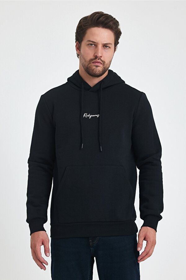 Rodi 3 İp Şardonlu Kapuşonlu Baskılı Cepli Sweatshirt 5281