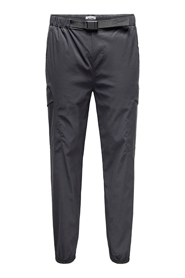 Only&Sons Only & Sons Erkek Onscommon Tokalı Kemer Detaylı Kargo Pantolon 22029923 Asfalt