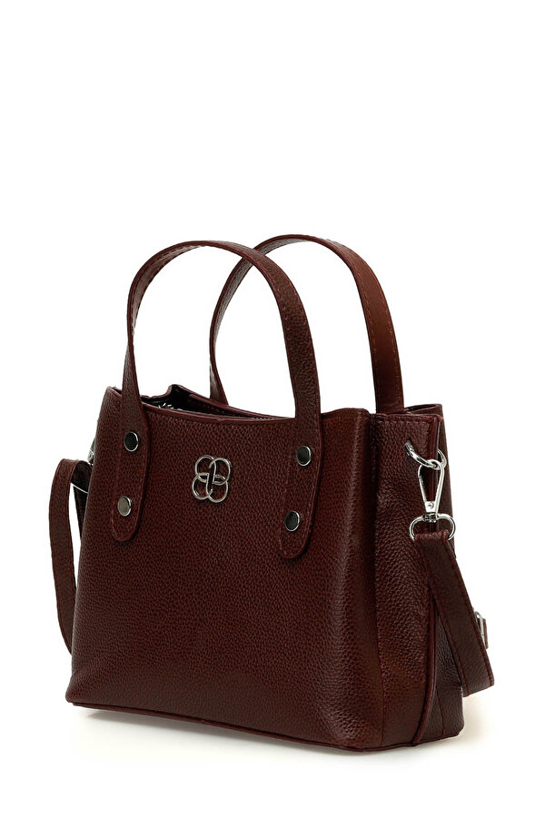 Butigo NTRL PRM CKGZ EL 4PR Bordo Kadın El Çantası