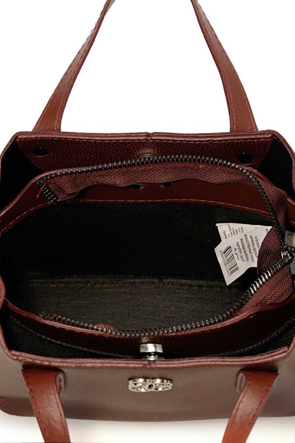 Butigo NTRL PRM CKGZ EL 4PR Bordo Kadın El Çantası