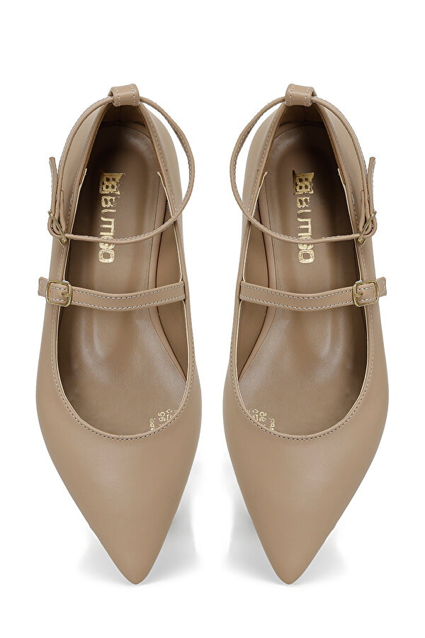 Butigo LUCIA 4PR Bej Kadın Babet